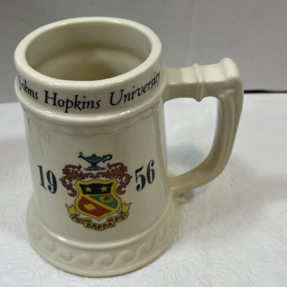VTG Johns Hopkins Univ 1956 Ceramic Stein Mug Phi Kappa Psi Fraternity - Picture 8 of 12
